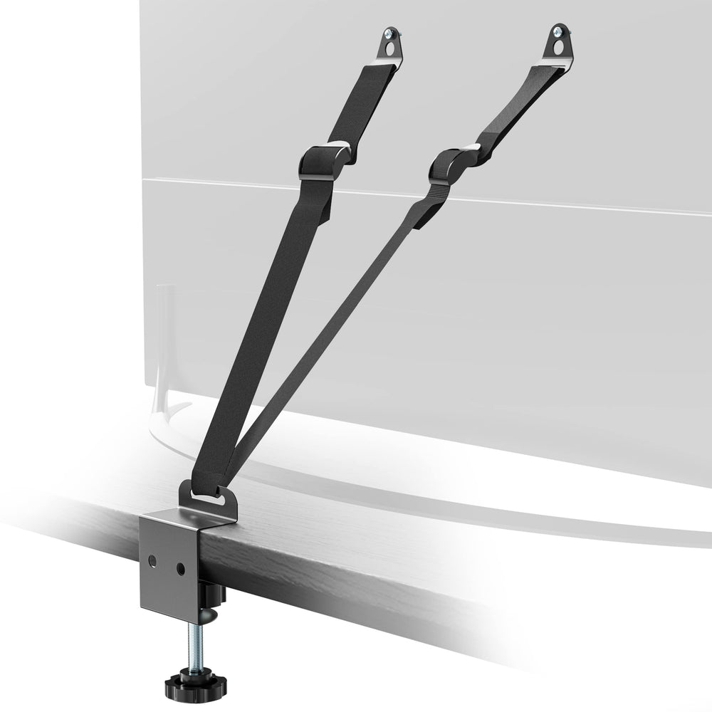 IMtKotW TV safety strap anti-tip in action provides resting stability.