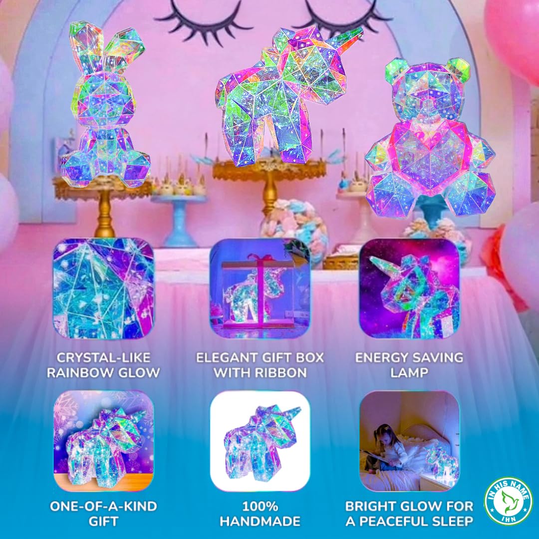 In His Name kid-friendly lamp ideal for playrooms and bedrooms.