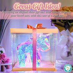 In His Name unicorn night light rainbow glow brightens kids' rooms softly.