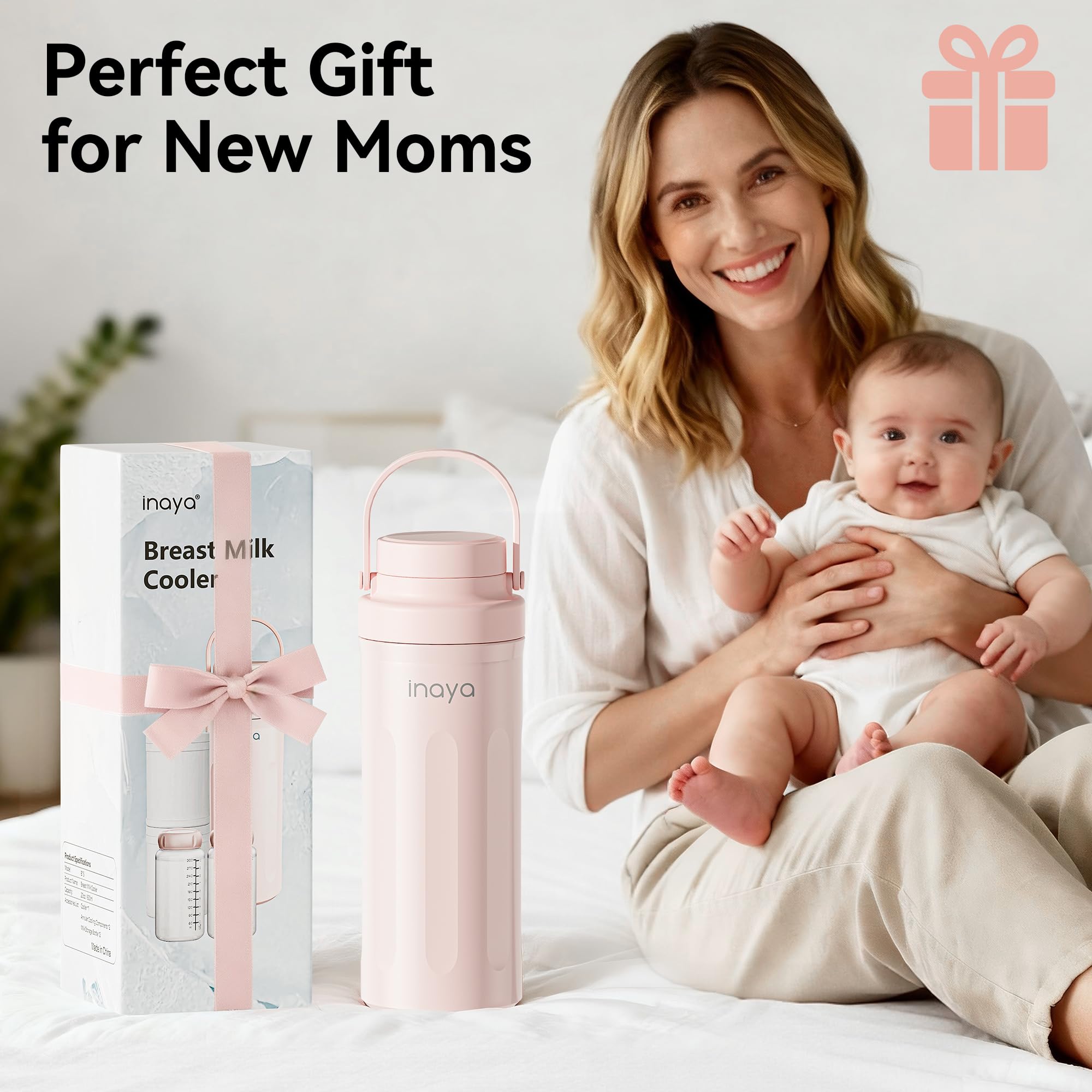 Inaya all-day chill cooler keeping milk cool during errands and travel