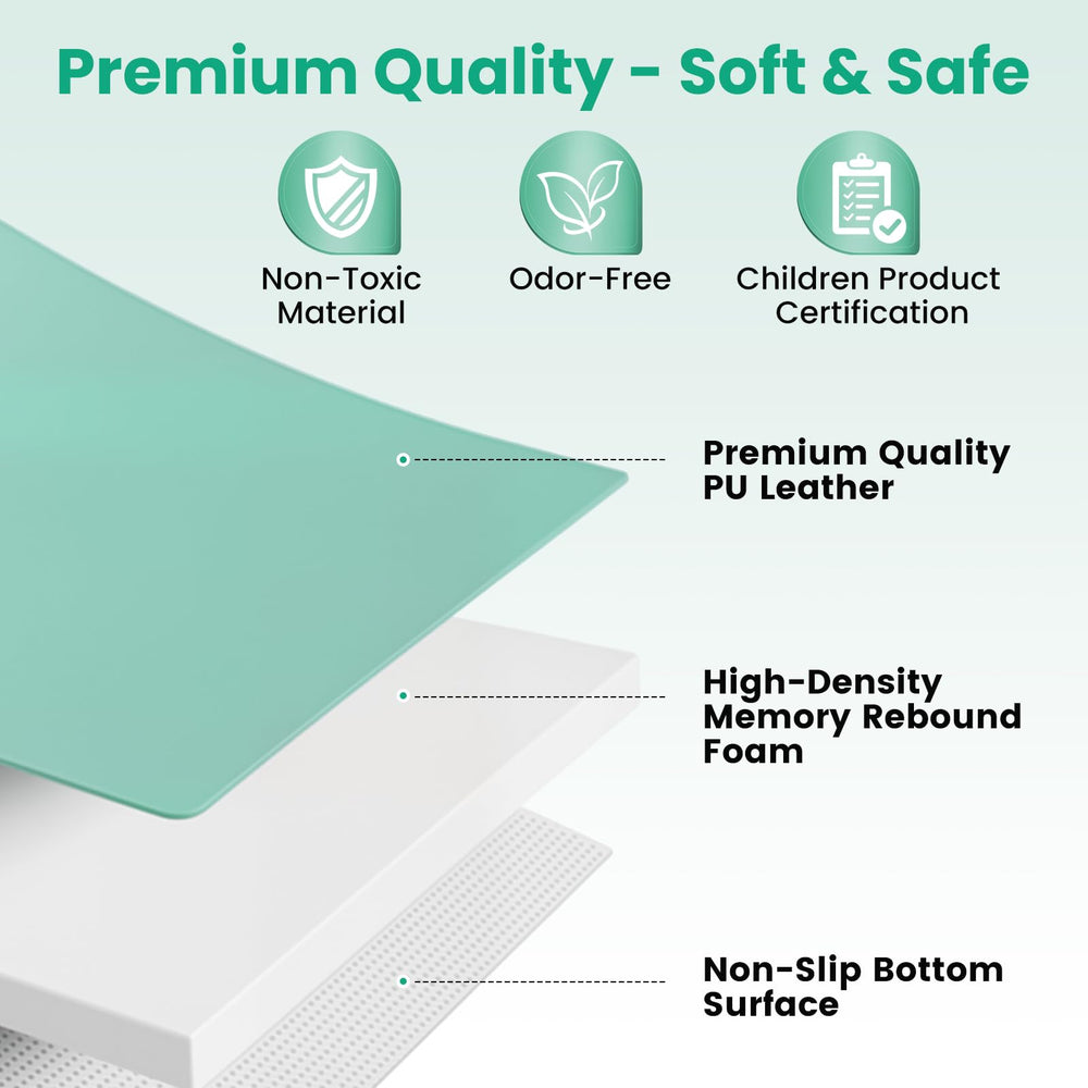 Inaya 50x50 inch mat fits playpens and versatile spaces at home