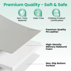 Inaya play mat supports crawling with a padded surface for safe practice.