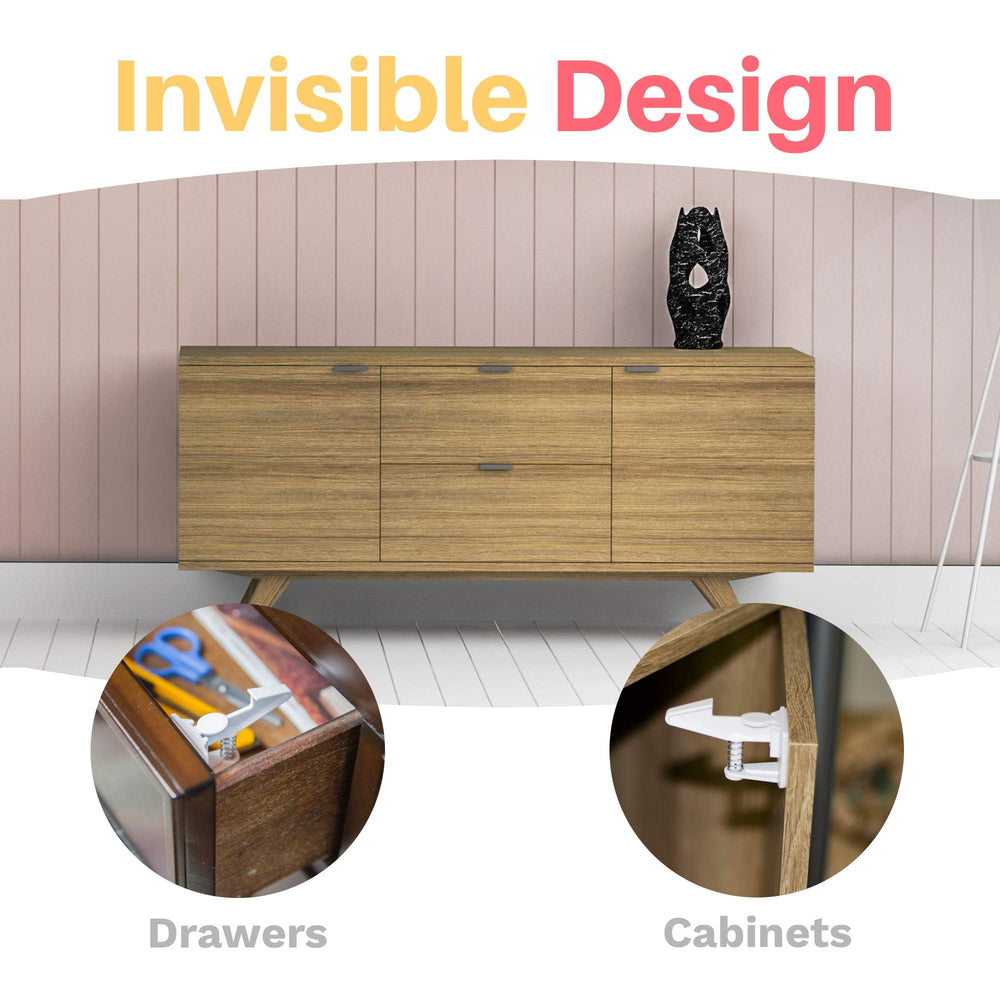 Inaya 3M adhesive-locks ensure secure mounting with no drilling required.