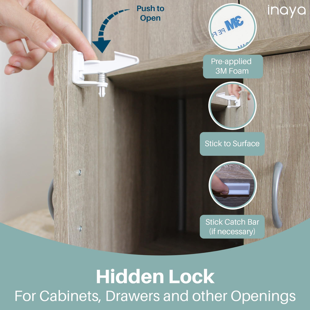 Inaya outlet covers protect little fingers from electrical outlets.