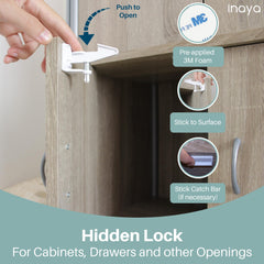 Inaya outlet covers protect little fingers from electrical outlets.