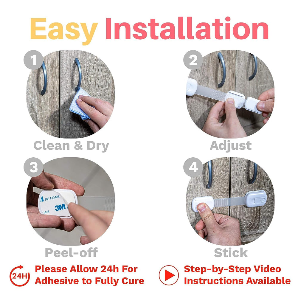 Inaya removal method with heat for damage-free latch release on wood surfaces