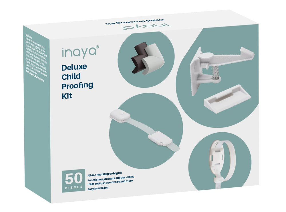 Inaya Deluxe complete kit provides full home safety coverage for families.