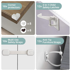 Inaya Deluxe flexible locks secure drawers with a clean, discreet look.