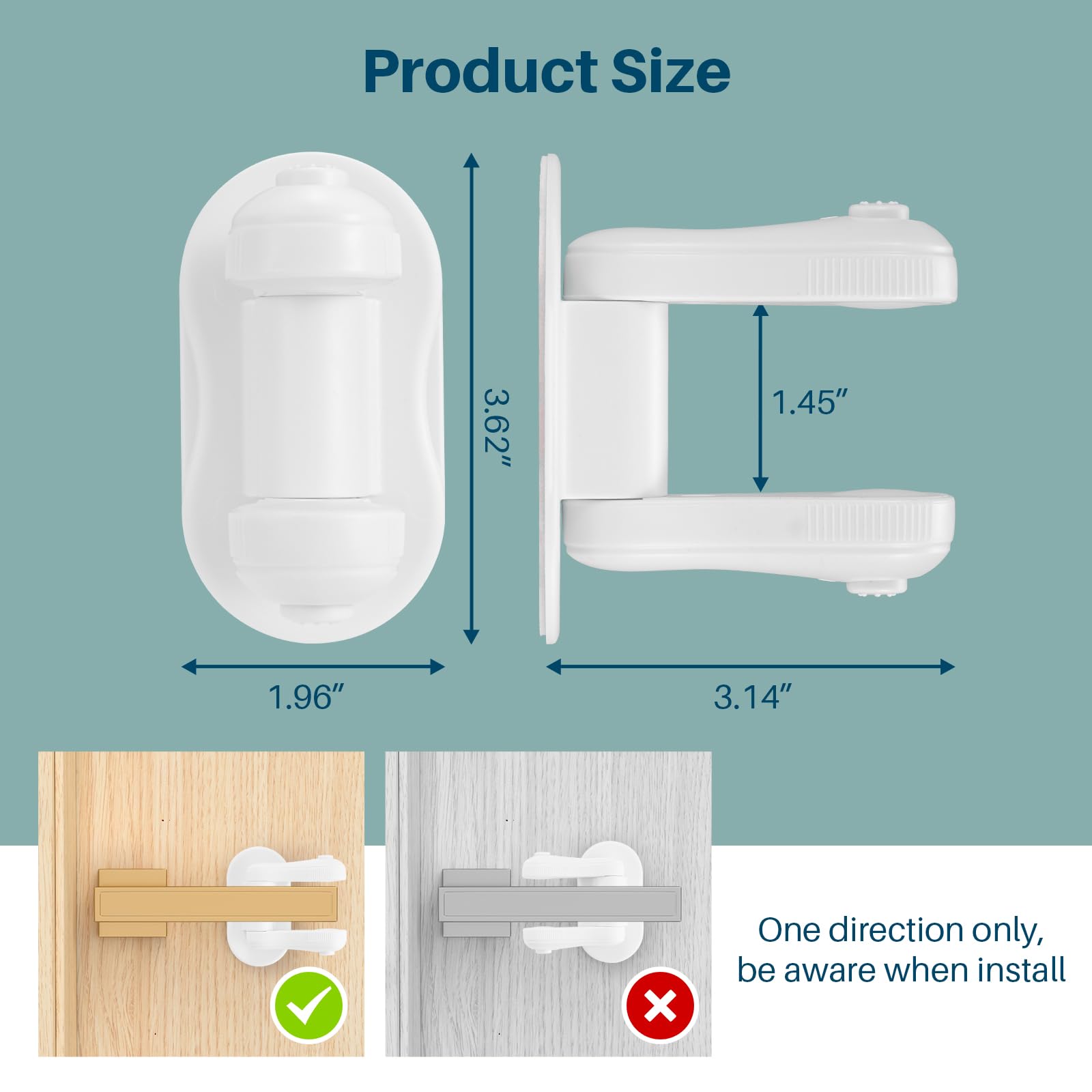 Inaya door lever lock delivers durable adhesive for long-term performance in busy spaces.