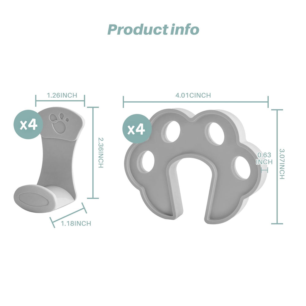 Inaya door pinch guard baby-safe room setup supports everyday safety.