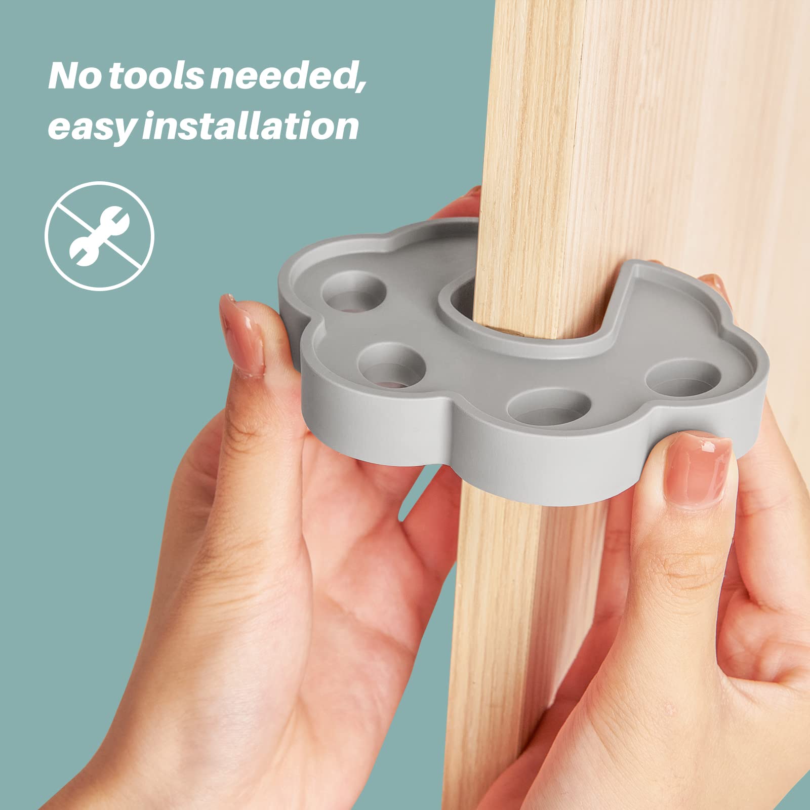 Inaya door pinch guard silence when closing reduces noise around play areas.