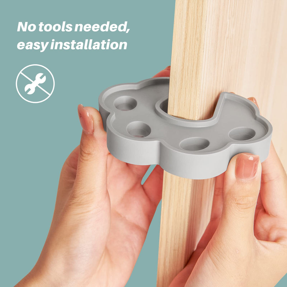 Inaya door pinch guard silence when closing reduces noise around play areas.