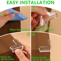 Incenseat Silicone Edge Protector thick soft material ideal for soft cushioning around corners.