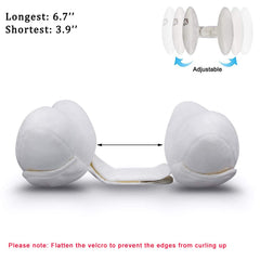 Inchant soft plush headrest for baby stroller provides gentle cushioning and comfort.