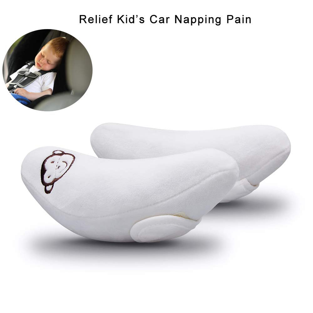 Inchant travel pillow infant neck support keeps head comfortable on trips.