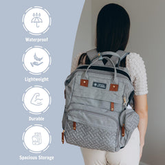 Inclusive LittleOnes insulated bottle pocket keeps drinks at the right temperature.