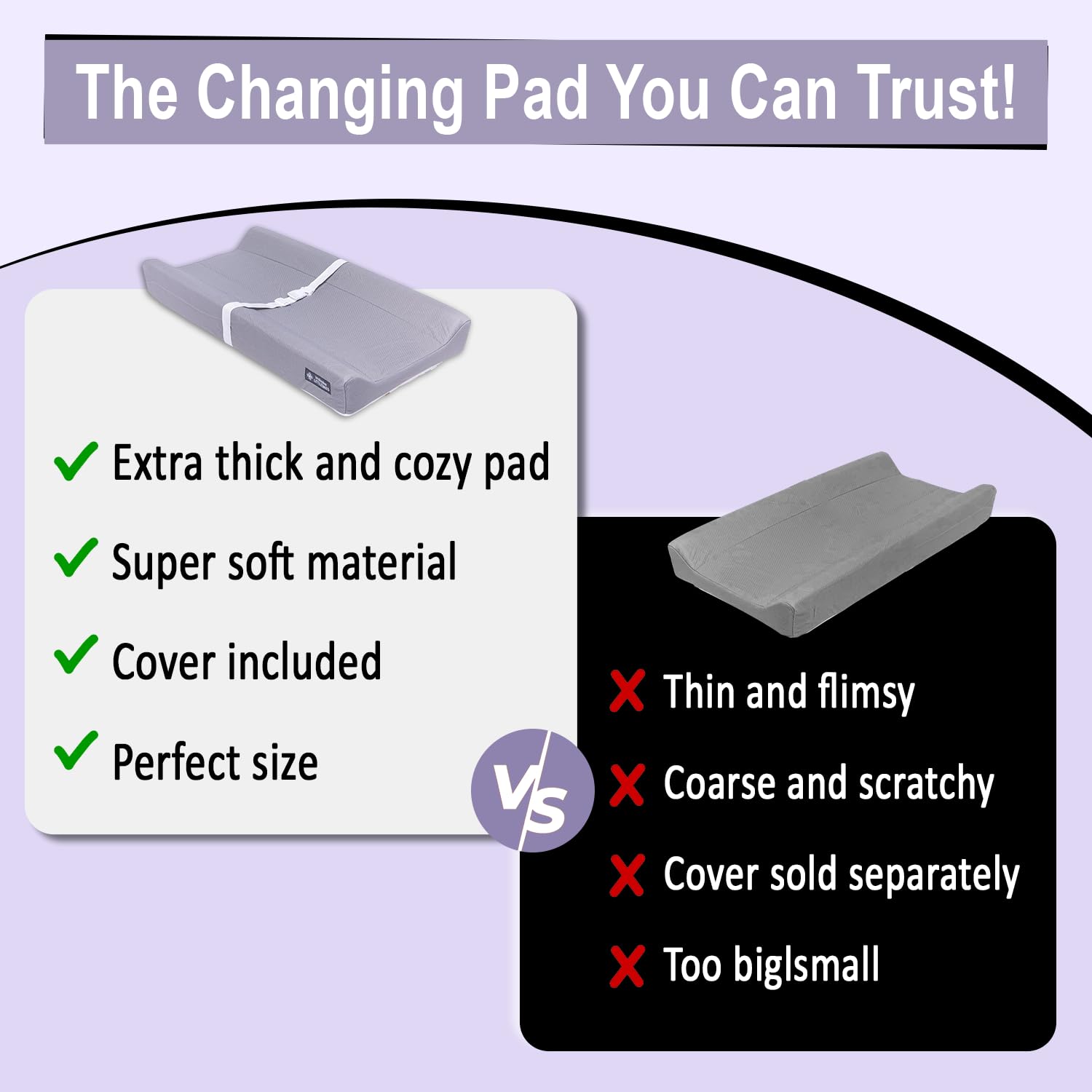 Inclusive LittleOnes gift-ready changing pad.
