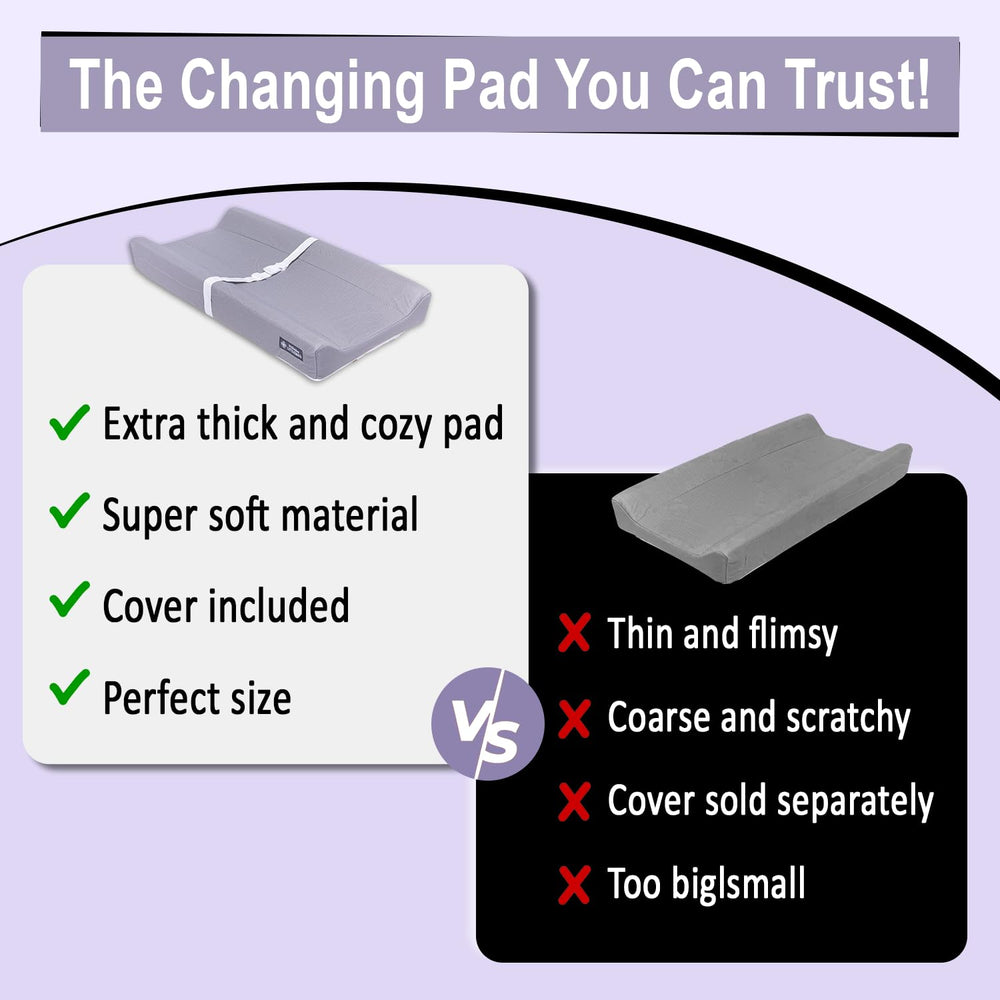 Inclusive LittleOnes gift-ready changing pad.