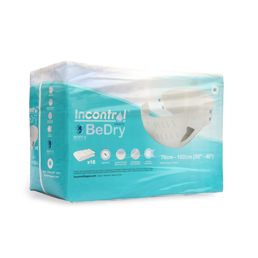 Small size BeDry briefs offering a compact, secure fit option.