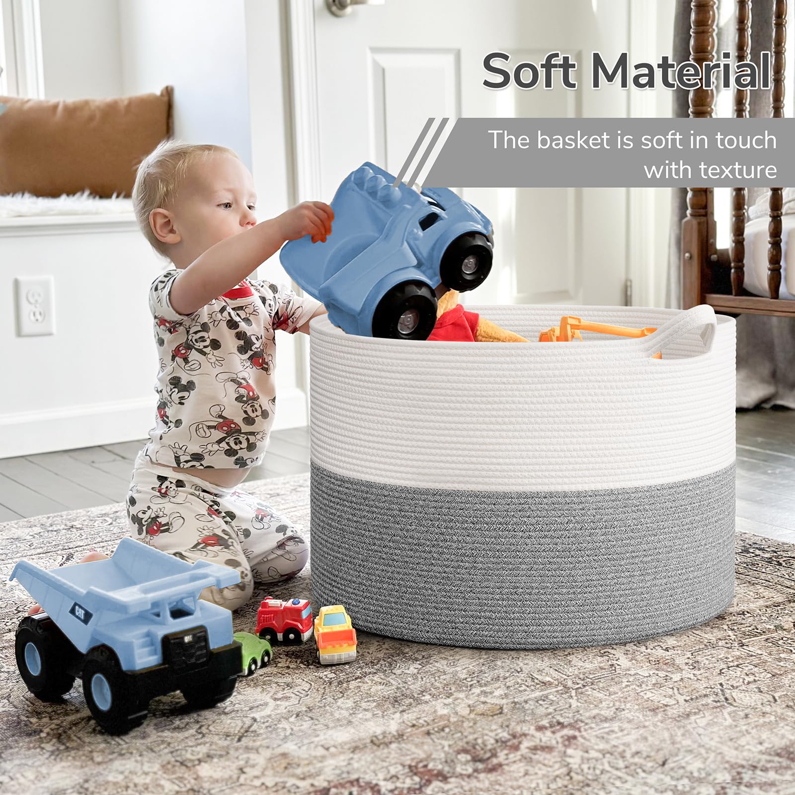 INDRESSME versatile storage for laundry, toys, and blankets