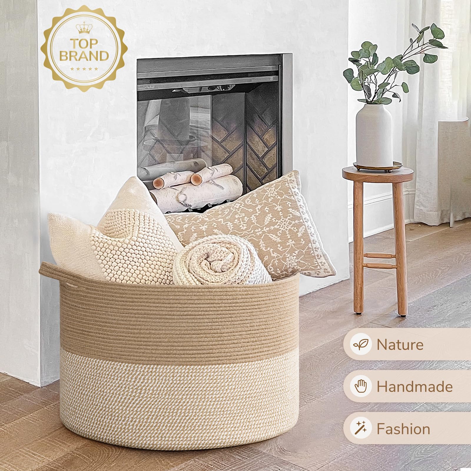INDRESSME 115L basket suited for laundry room organization and towels