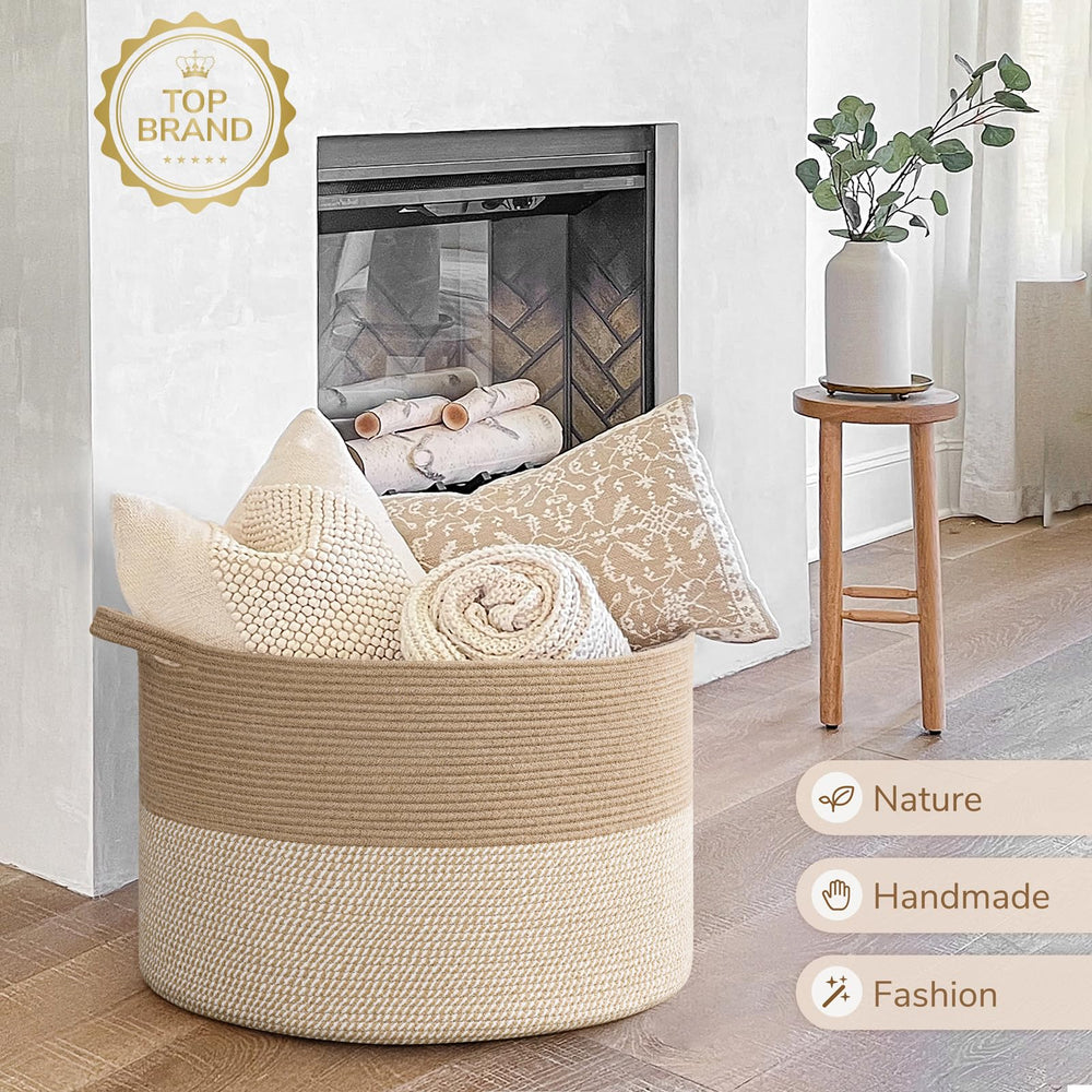 INDRESSME 115L basket suited for laundry room organization and towels