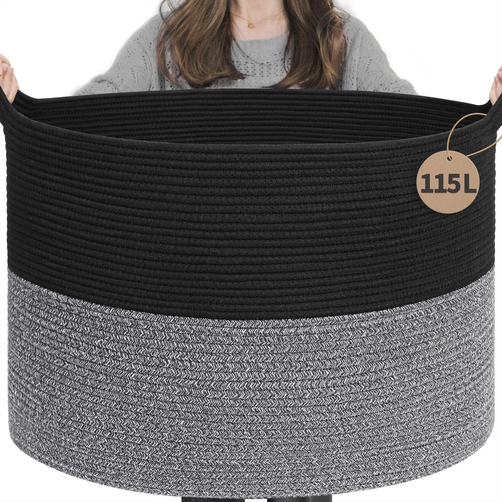 INDRESSME 115L basket-toy-storage helps keep play areas organized.