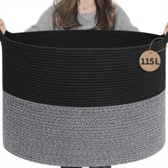 INDRESSME 115L basket-toy-storage helps keep play areas organized.