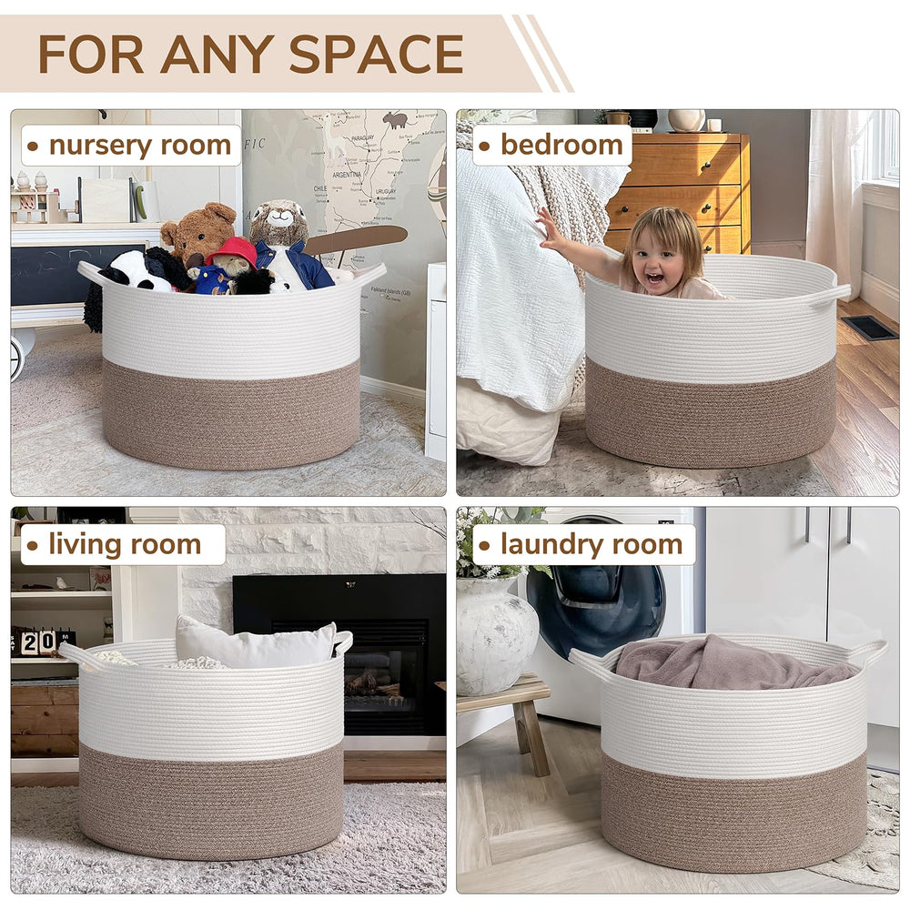 INDRESSME 115L blanket basket weave detail close-up highlighting quality.