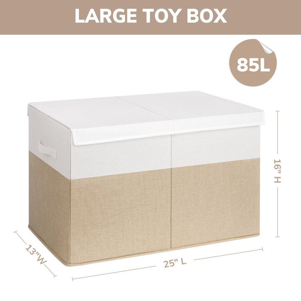 INDRESSME 85-liter storage bin with handles for easy transportation and organization