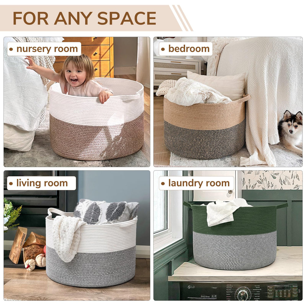 INDRESSME foldable storage basket returns to shape when filled.