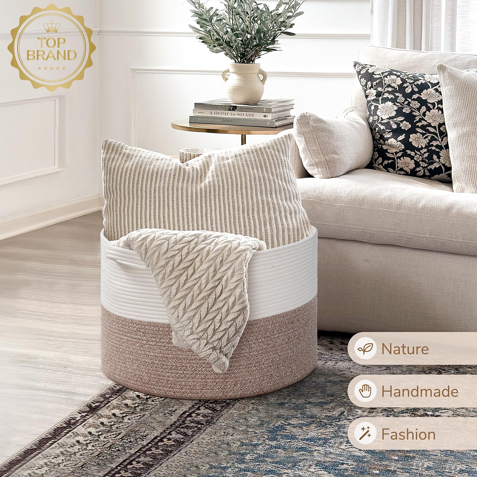 INDRESSME Living room staple that doubles as stylish nursery accessory.