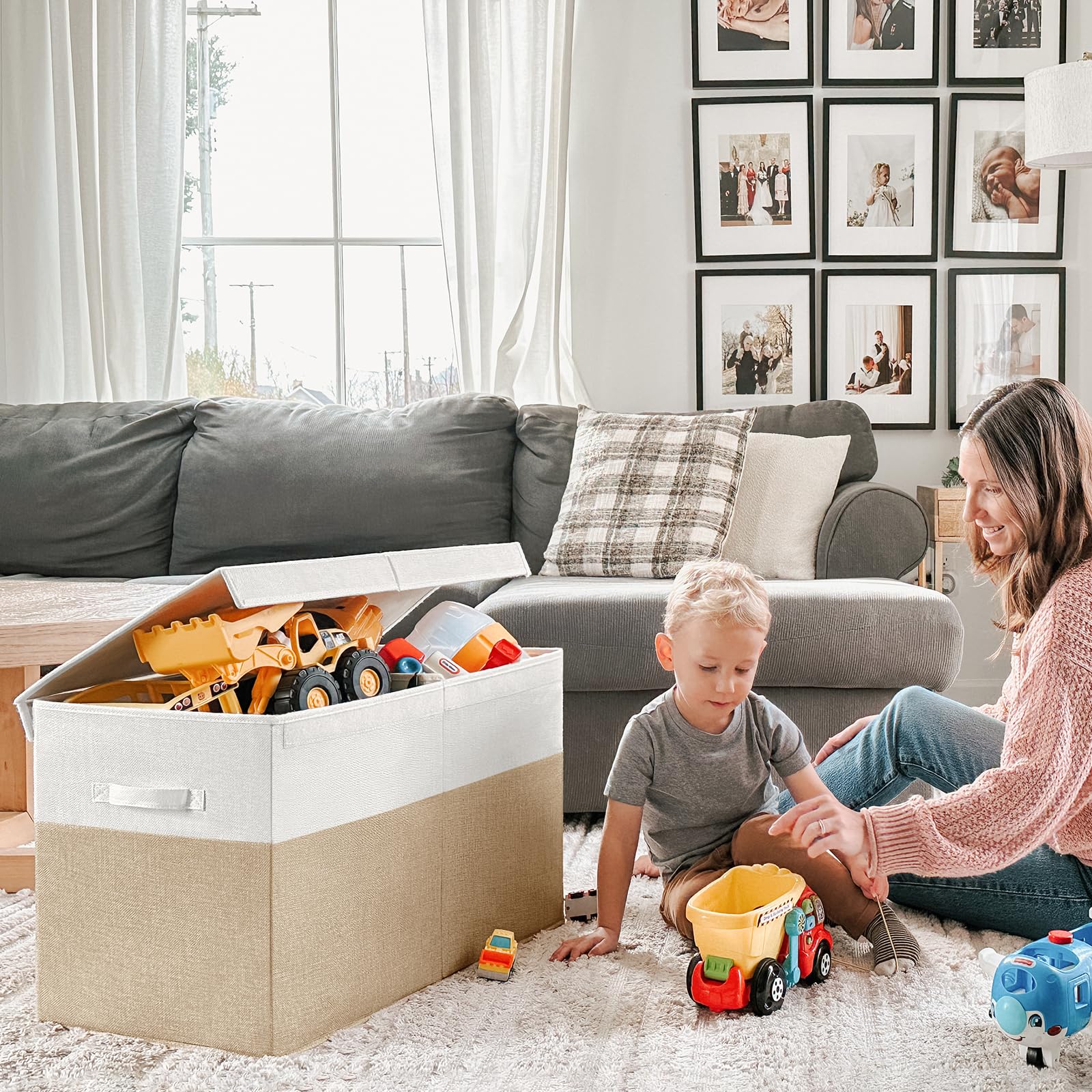 INDRESSME removable dividers enabling flexible toy categorization by size