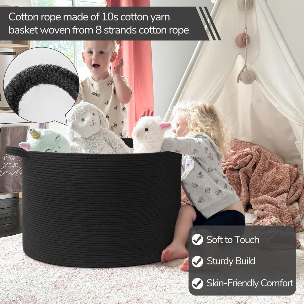INDRESSME dog toy bin demonstrates easy access and tidy toy storage.