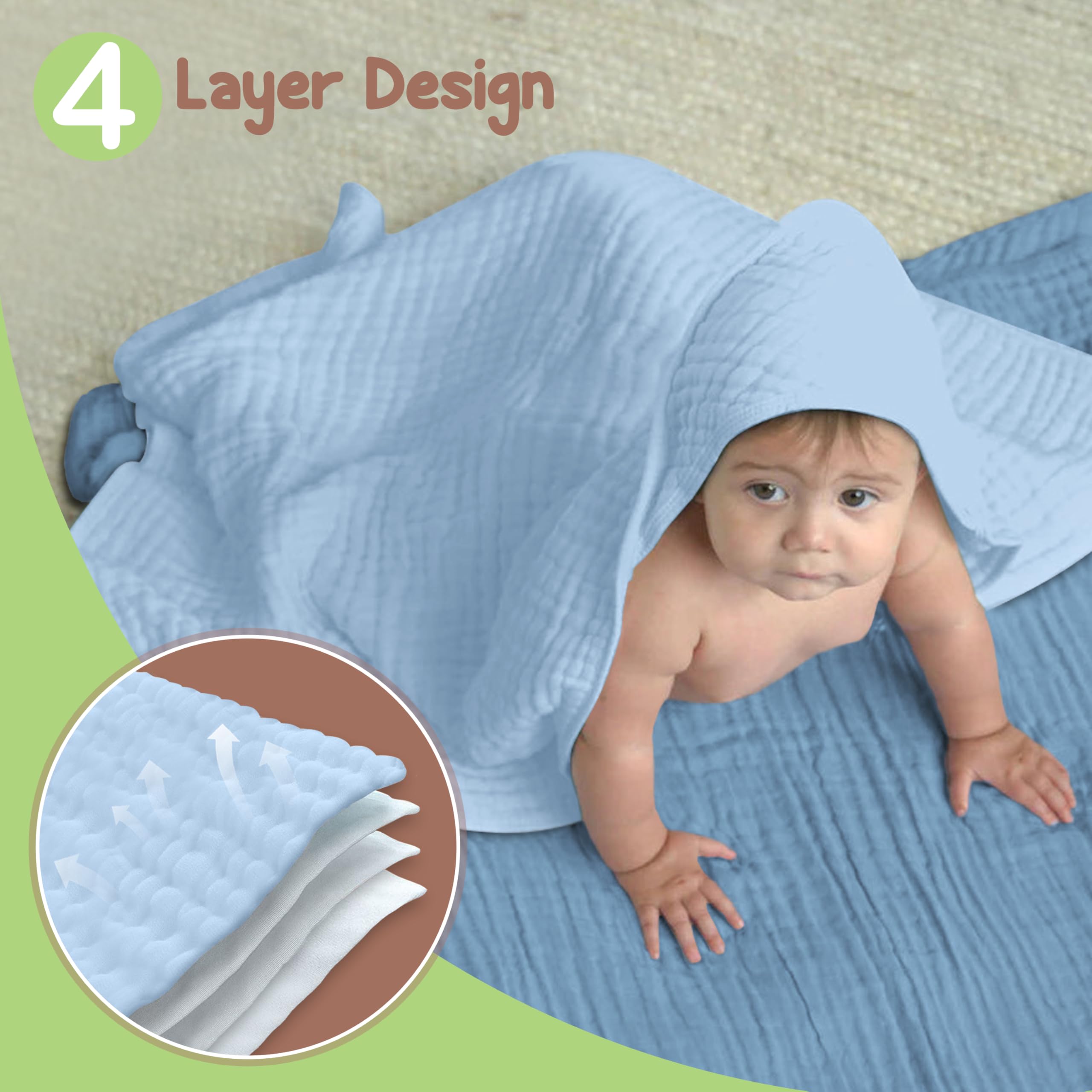 Infancie gift-set towels, a thoughtful option for new parents.