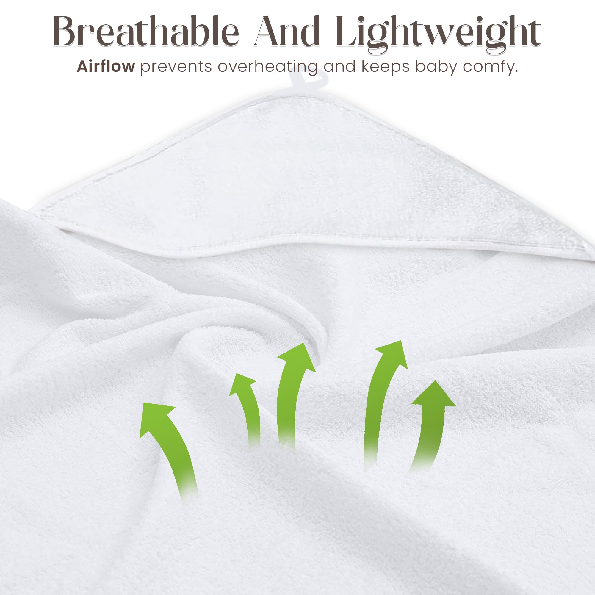 Infancie bamboo washcloth pair ready for daily newborn cleansing.