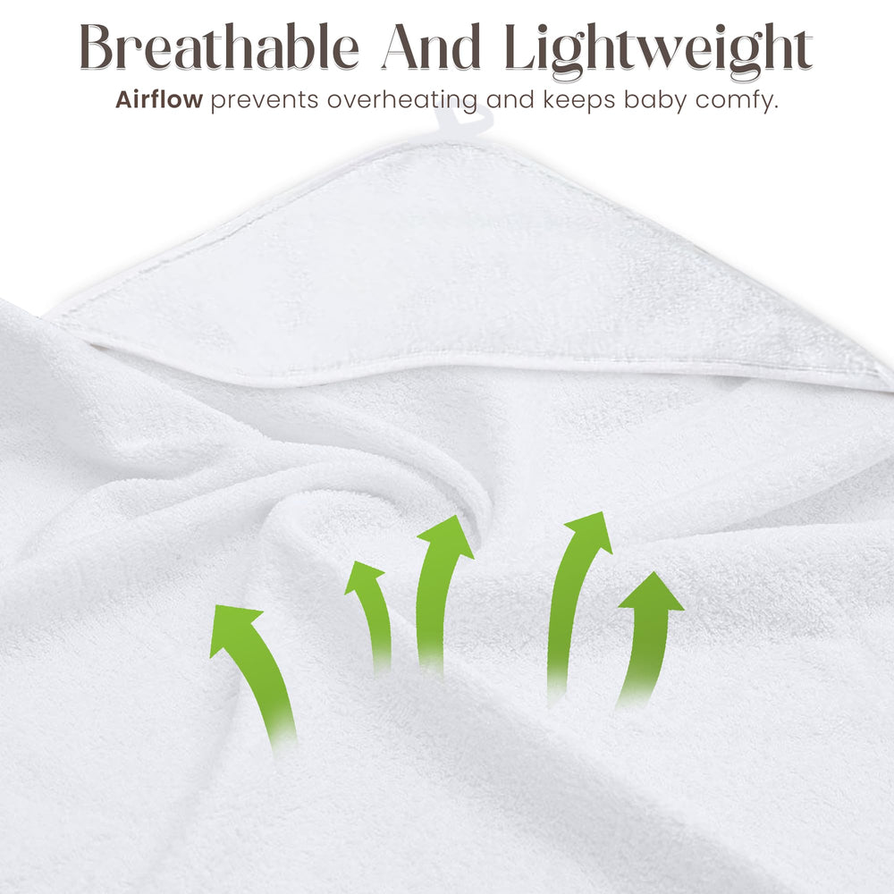 Infancie bamboo washcloth pair ready for daily newborn cleansing.