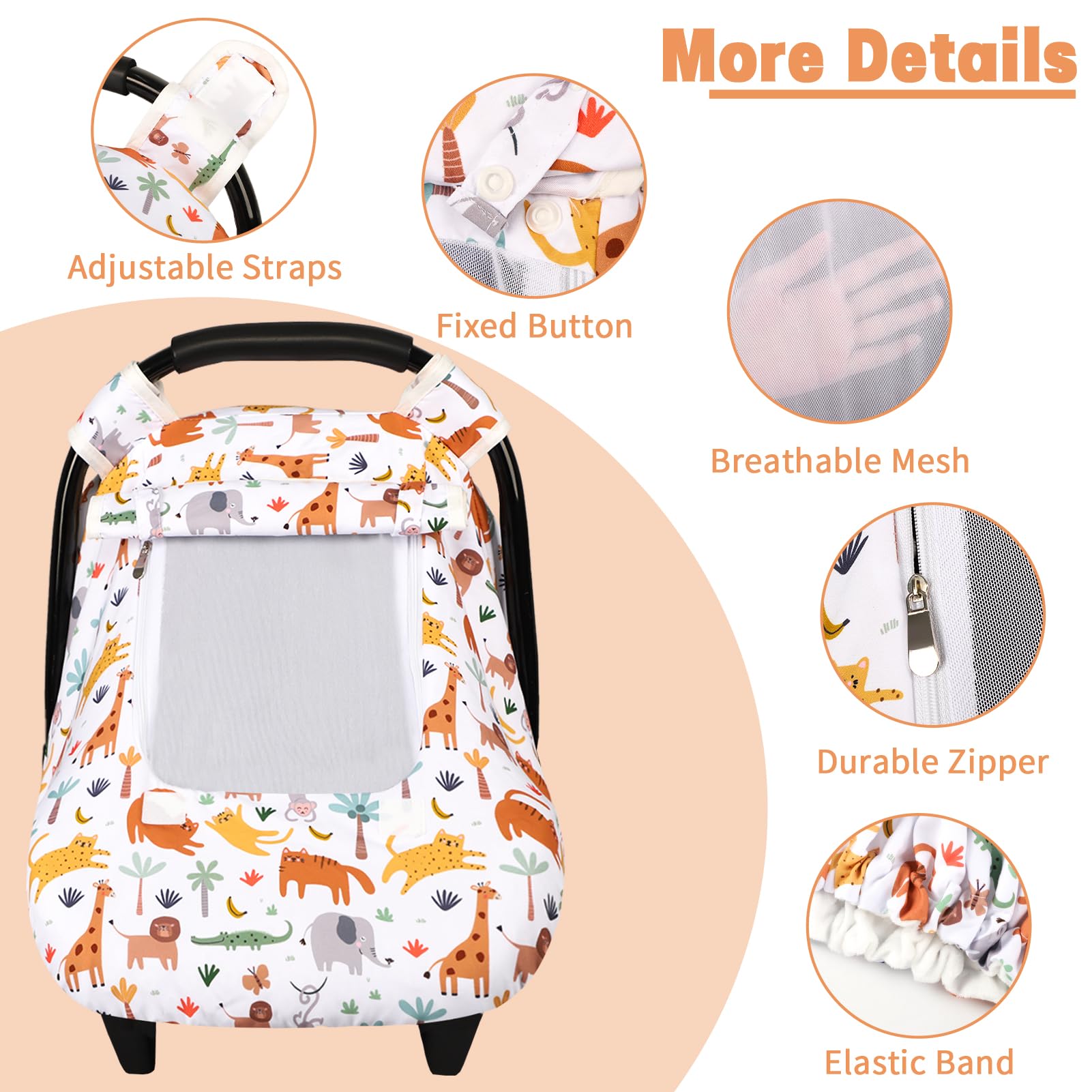 HNHUAMING all-round wrap provides full protection from sun, wind, and cold.