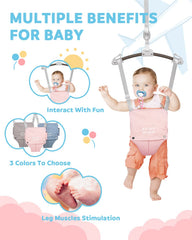 Infant Master jumper in use provides energy burn and joyful bouncing.