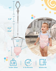 Infant Master travel-friendly foldable design supports on-the-go play.