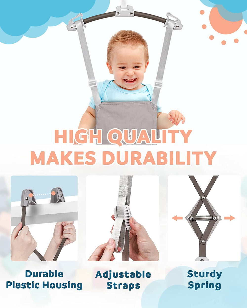Infant Master setup requires no tools for quick installation.