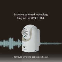 DXR-8 PRO Active Noise Reduction filters common nursery noises for clearer hearing.