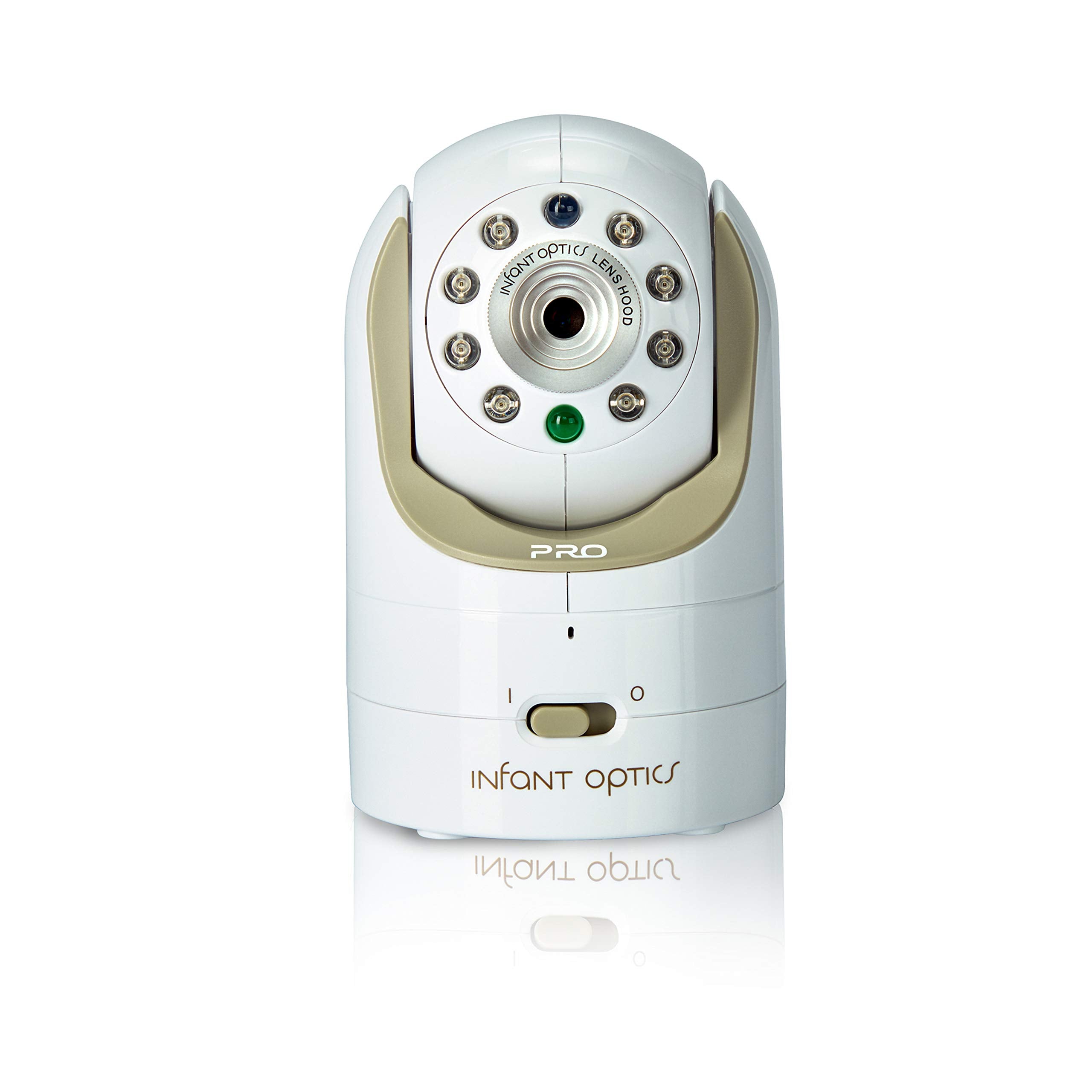 Infant Optics DXR-8 PRO add-on camera front view for expanded room coverage.
