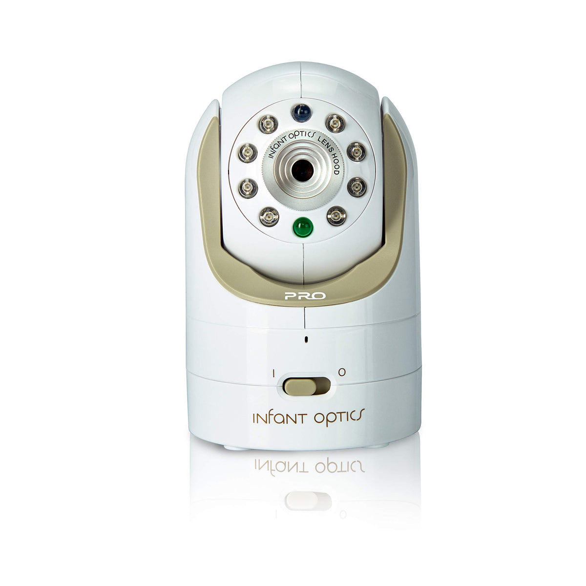 Infant Optics DXR-8 PRO add-on camera front view for expanded room coverage.