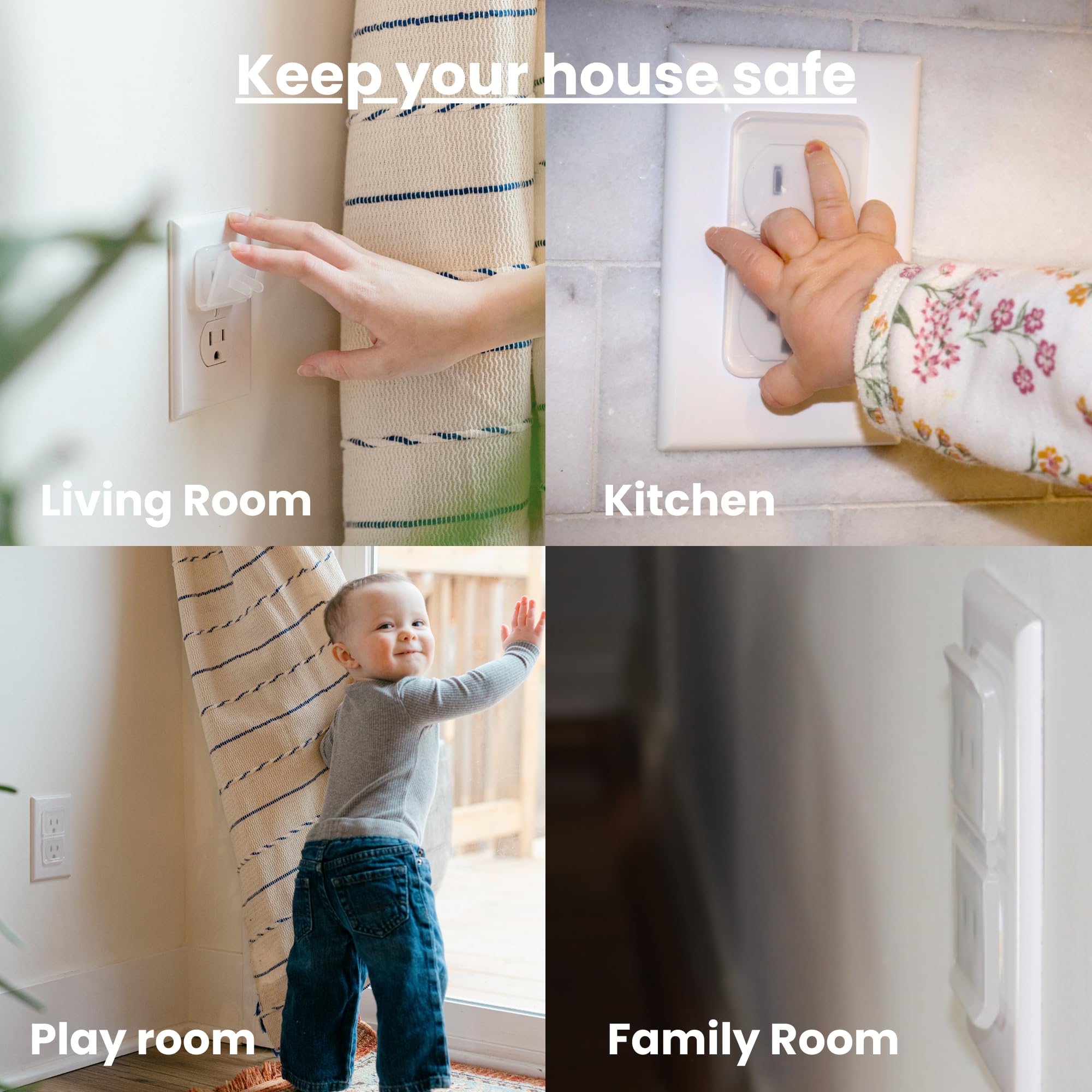 Infant Tree 20-socket pack protects multiple outlets without bulk.