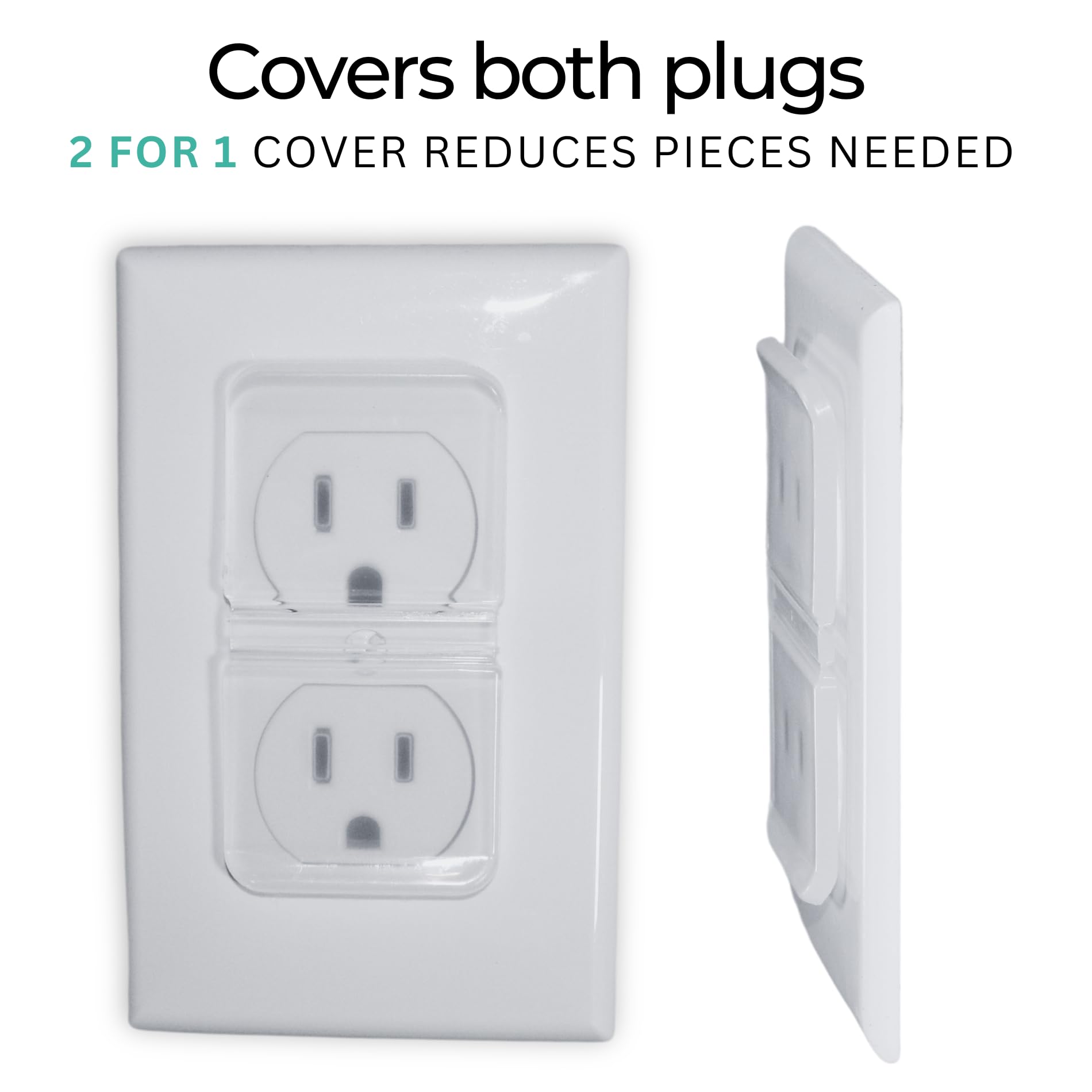 Infant Tree covers resist being pulled, helping keep outlets secure.
