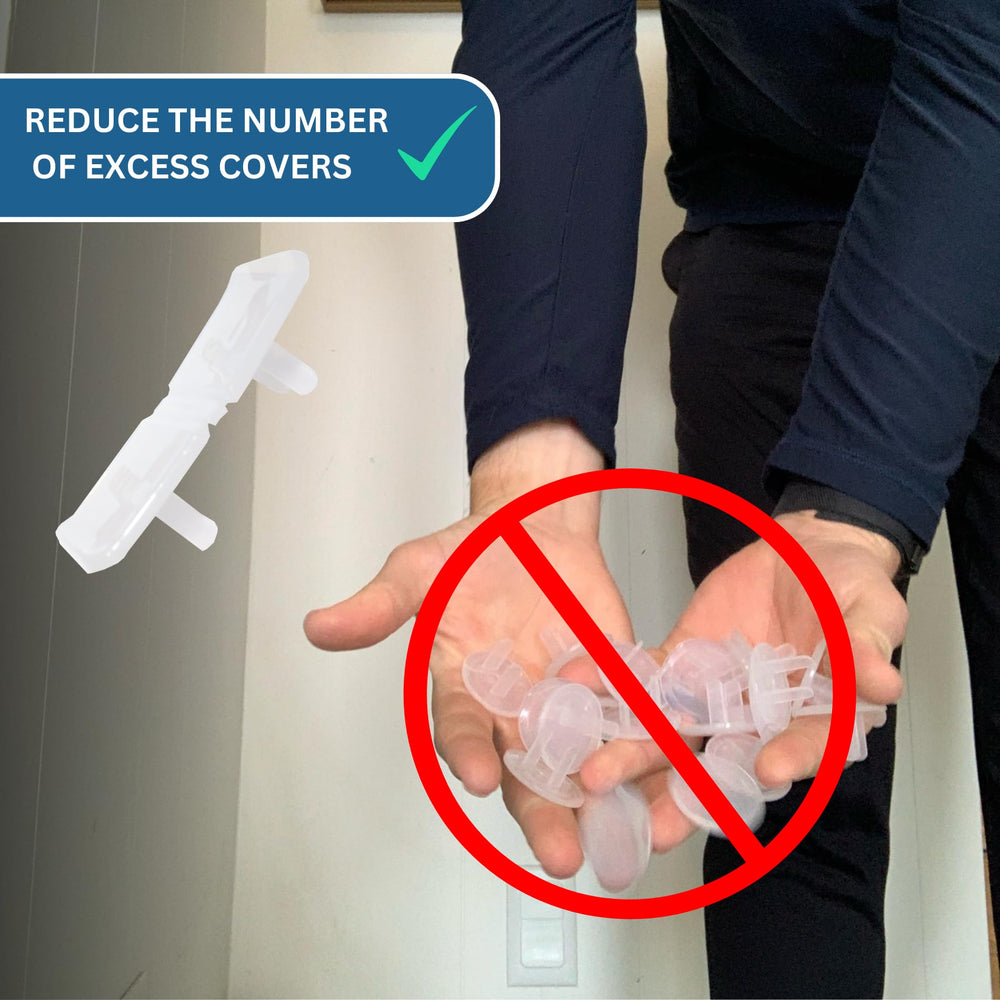 Infant Tree durable outlet covers stay in place when pulled by kids.
