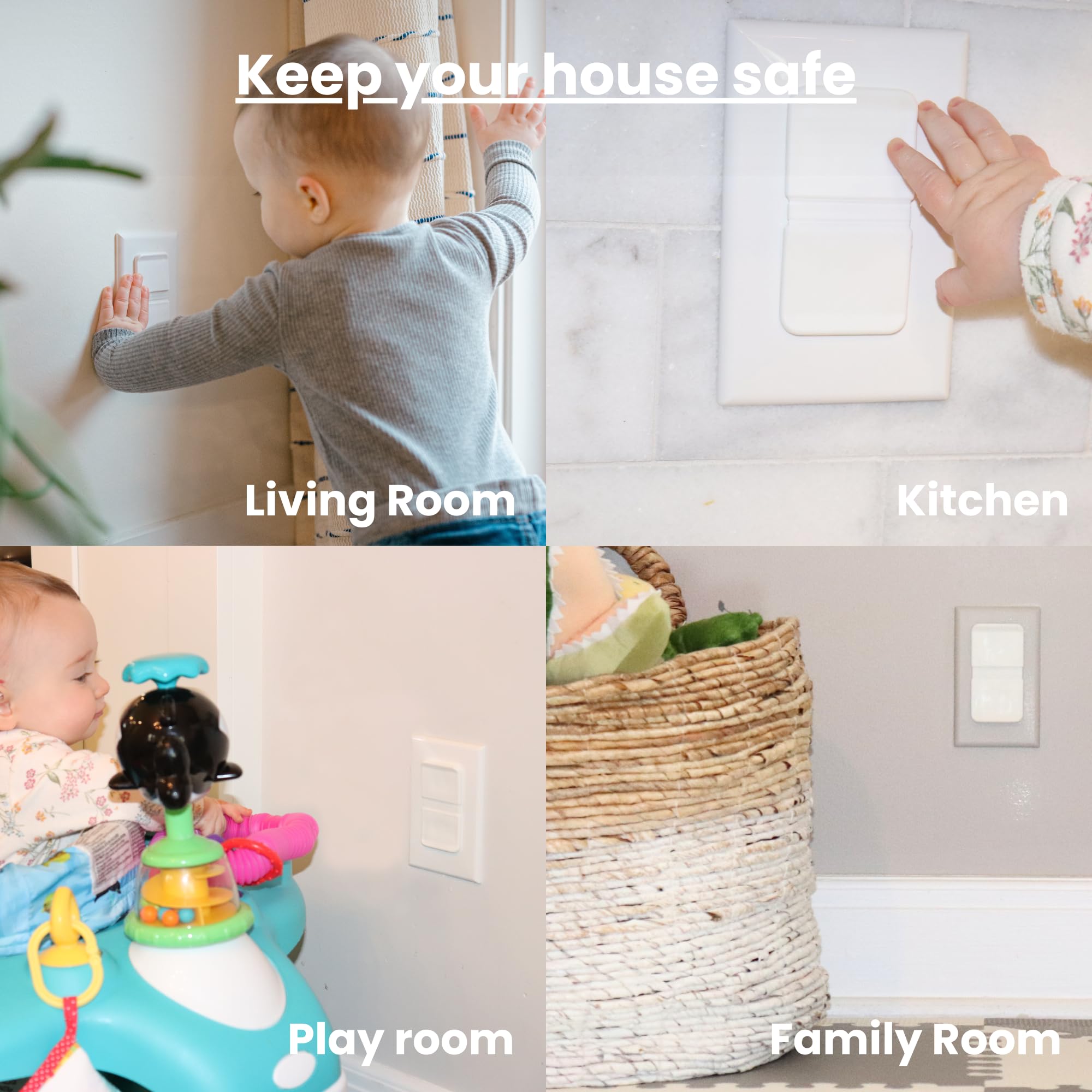 Infant Tree fits standard, GFCI and Decora outlets for versatility.