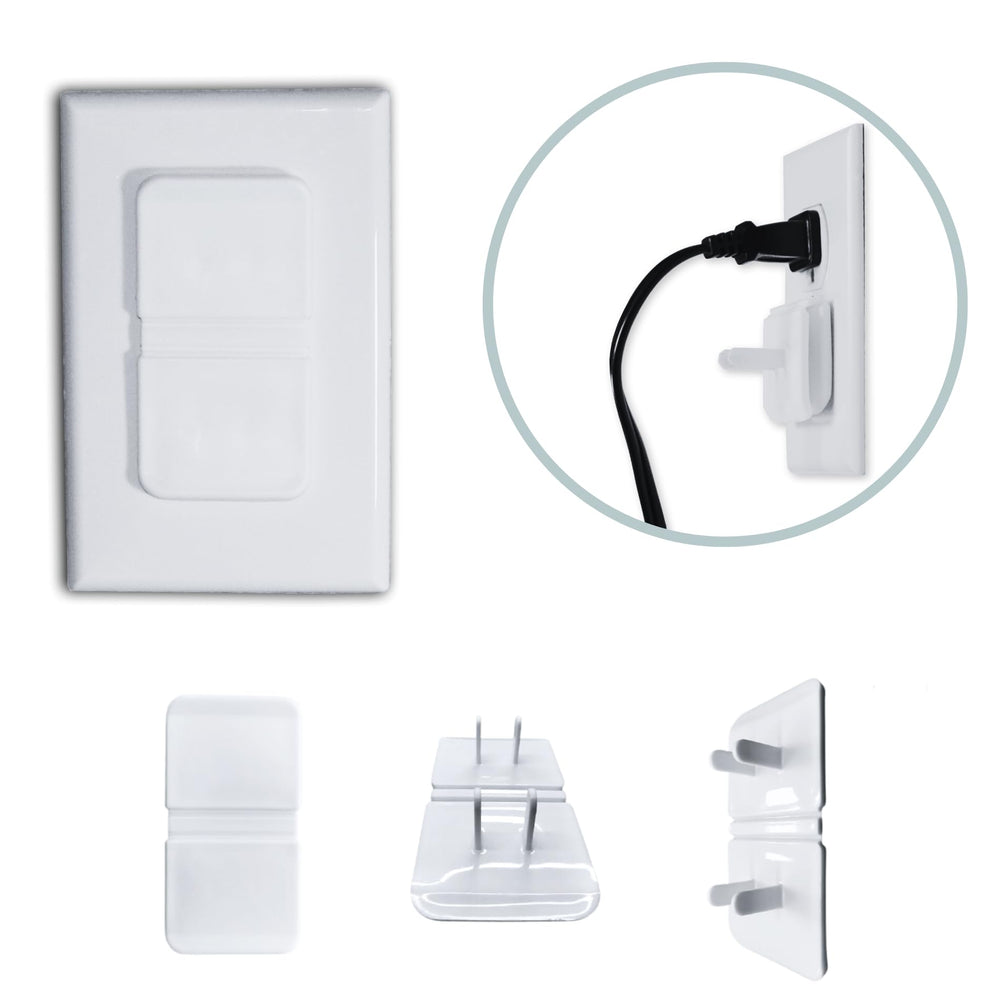 Infant Tree safety-first outlet covers reduce accidental outlet access.