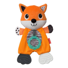 Infantino Cuddly Teether Fox in full view, a comforting teething buddy for babies.